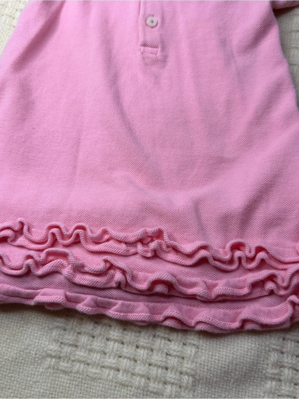 Reptile Subcategory Identification Ralph Lauren Baby Girl Pink Polo Ruffle Dress